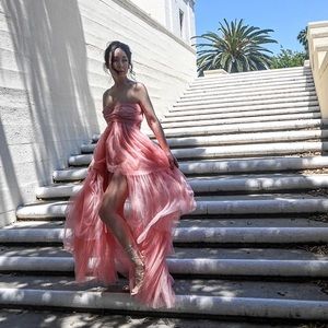 Pink tulle dress